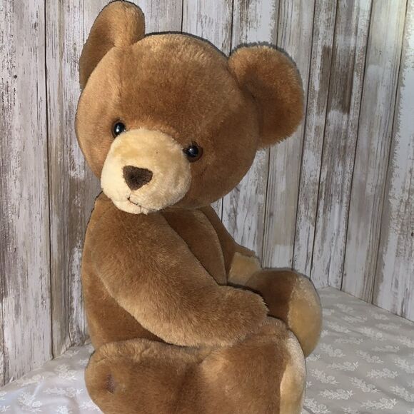 VTG MCM BALLOON CLUB POSABLE JOINTED BENDABLE TEDDY BEAR. 19” - Picture 3 of 10